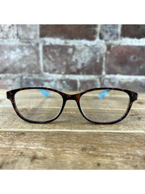 Lulu Guinness Tortoise Frames with Turquoise Interior ( LR45 2.5 52-16-125 )